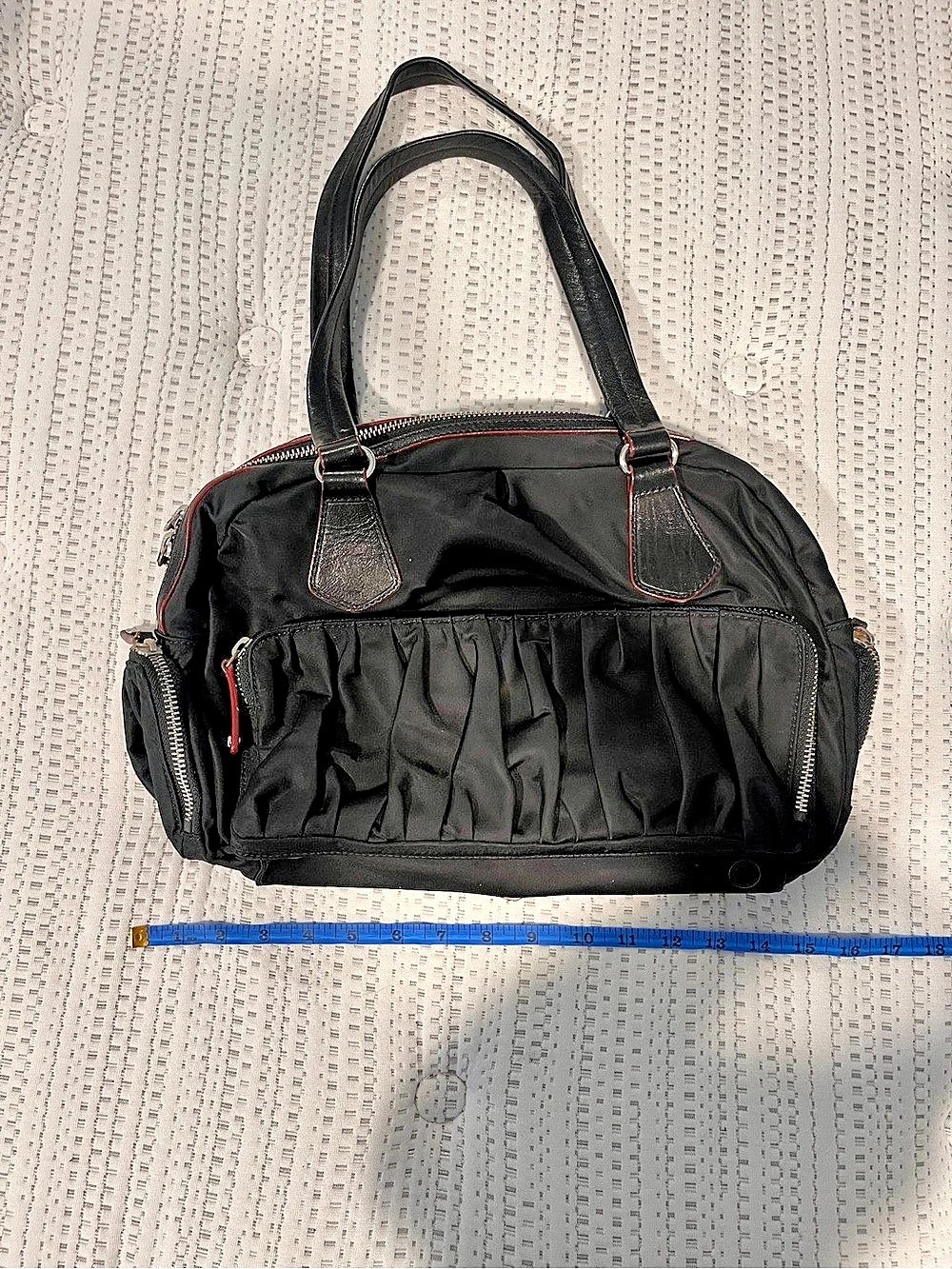 MZ Wallace Black Nylon Tote Bag
